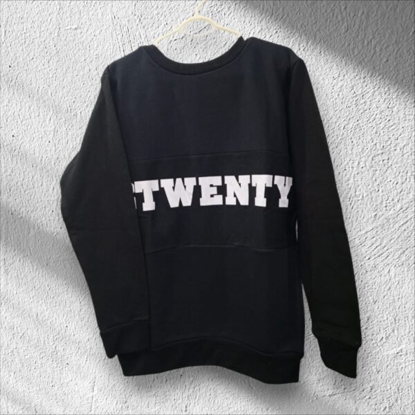 TWENTY Bold Black Sweatshirt