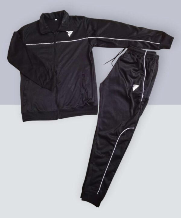 BLACK NOIR - Men's Winter Track Suit - Image 2