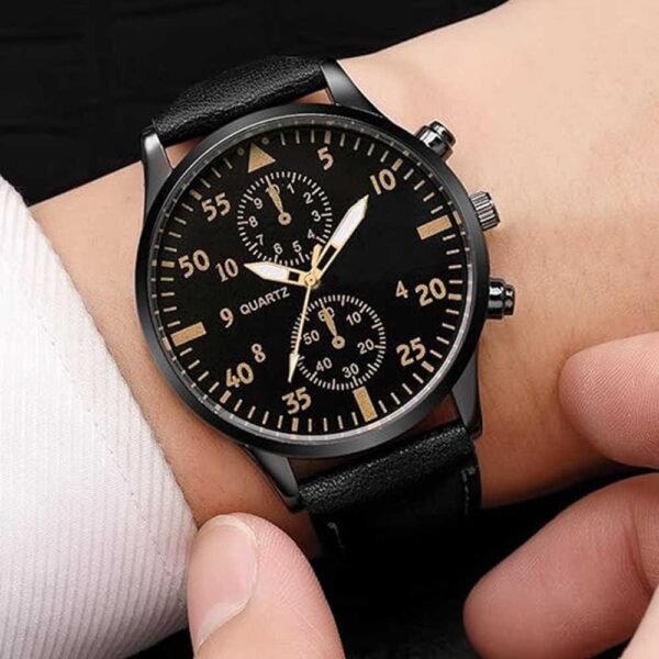 Business Chronograph Analog Quartz Wristwatch