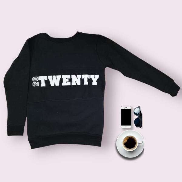 TWENTY Bold Black Sweatshirt - Image 2